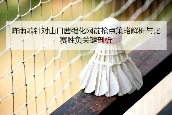 陈雨菲针对山口茜强化网前抢点策略解析与比赛胜负关键剖析